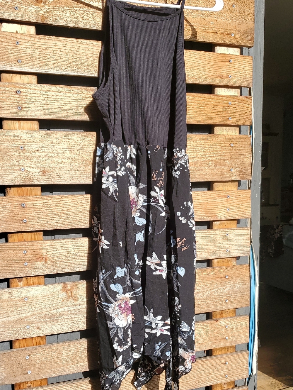 SHEIN 1XL Floral Black 1XL Dress